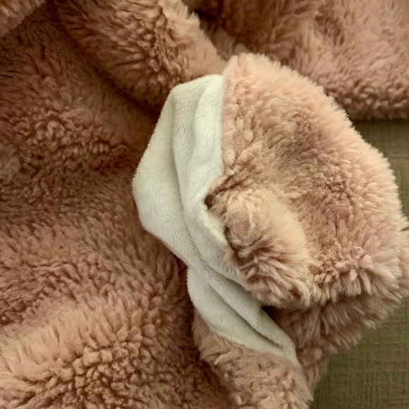 Oh Baby Girls Pink Furry Jacket Rainbow Design Size 4 - Picture 8 of 8